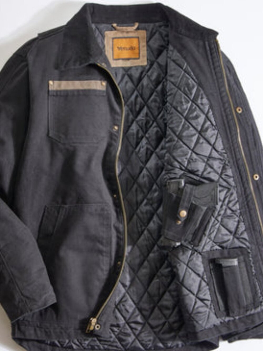 Canvas Concealed Carry Jacket - Black | XL
